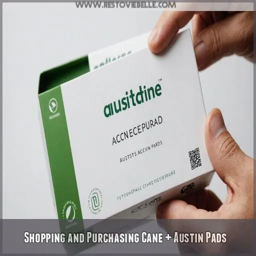 Shopping and Purchasing Cane + Austin Pads