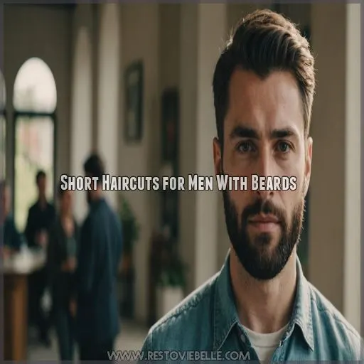 Short Haircuts for Men With Beards