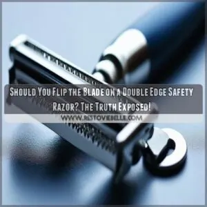 should you flip the blade on a double edge safety razor