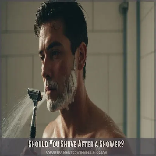 Should You Shave After a Shower