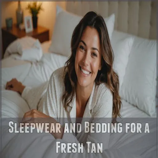 Sleepwear and Bedding for a Fresh Tan