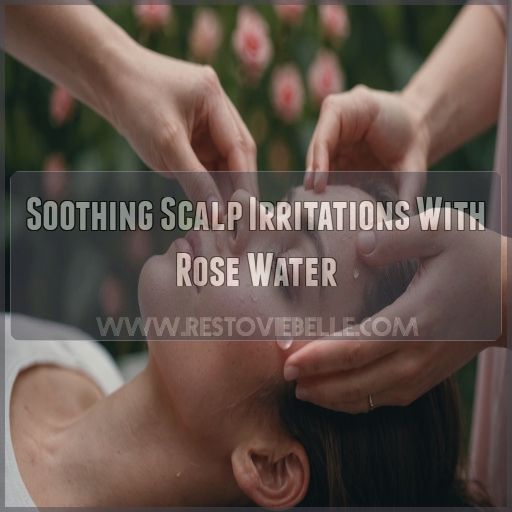 Soothing Scalp Irritations With Rose Water