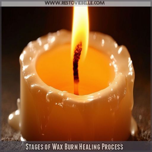 Stages of Wax Burn Healing Process