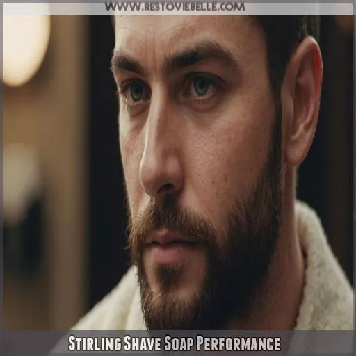 Stirling Shave Soap Performance