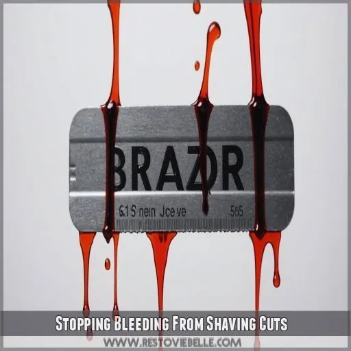 Stopping Bleeding From Shaving Cuts