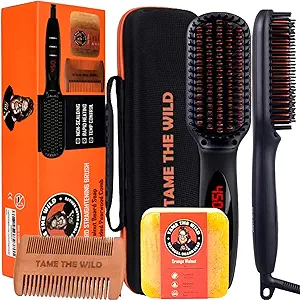 Beard Straightener for Men Kit