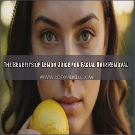 The Benefits of Lemon Juice for Facial Hair Removal