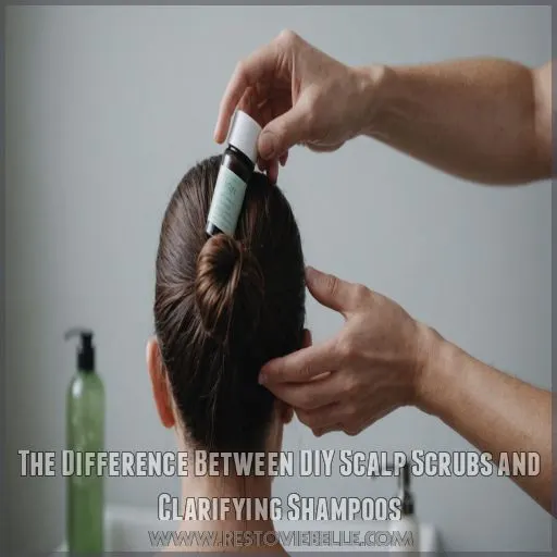 The Difference Between DIY Scalp Scrubs and Clarifying Shampoos