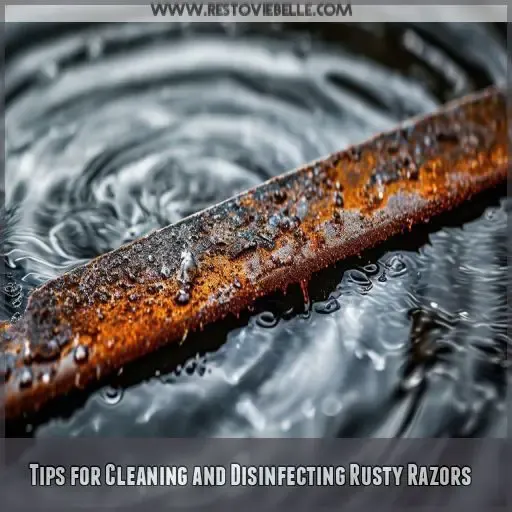 Tips for Cleaning and Disinfecting Rusty Razors