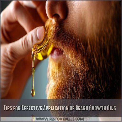 Tips for Effective Application of Beard Growth Oils