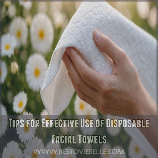 Tips for Effective Use of Disposable Facial Towels