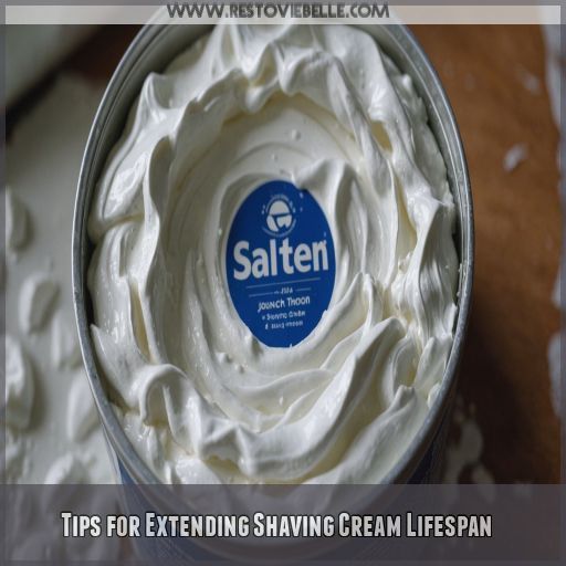 Tips for Extending Shaving Cream Lifespan