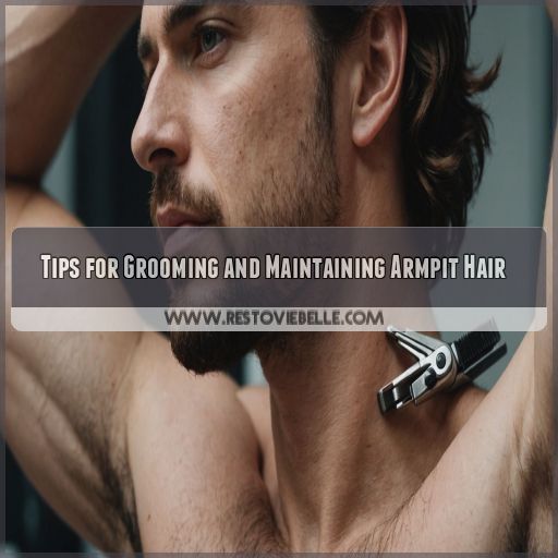 Tips for Grooming and Maintaining Armpit Hair