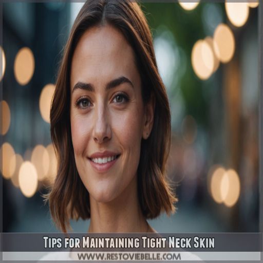 Tips for Maintaining Tight Neck Skin