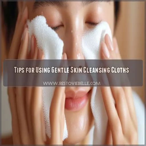 Tips for Using Gentle Skin Cleansing Cloths