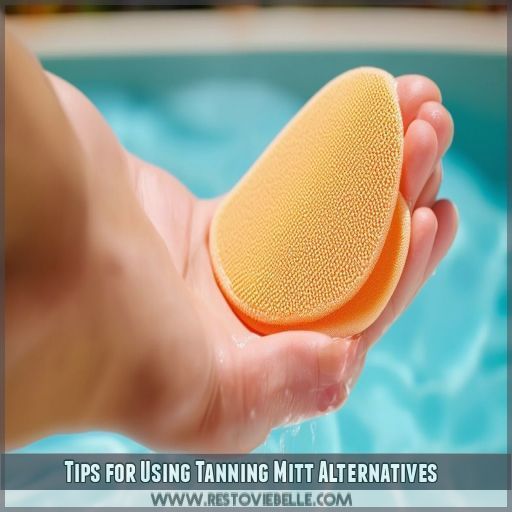 Tips for Using Tanning Mitt Alternatives