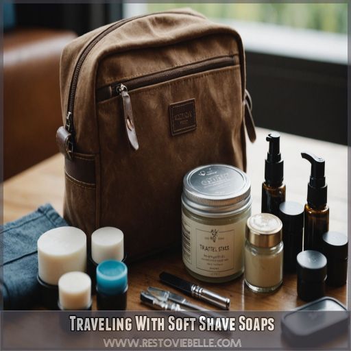 Traveling With Soft Shave Soaps