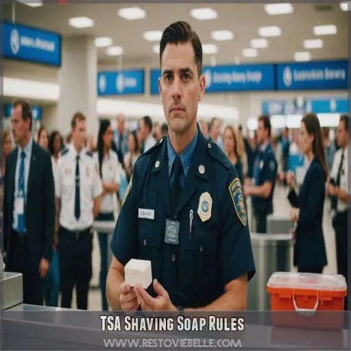 TSA Shaving Soap Rules