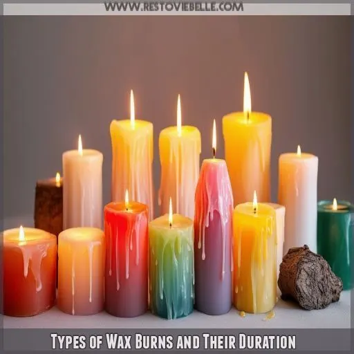 Types of Wax Burns and Their Duration