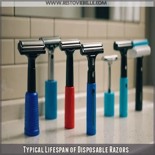 Typical Lifespan of Disposable Razors