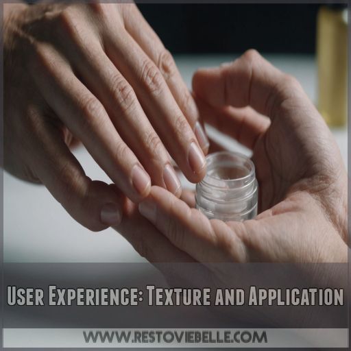 User Experience: Texture and Application