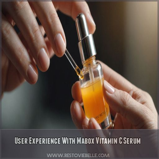 User Experience With Mabox Vitamin C Serum