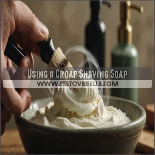 Using a Croap Shaving Soap