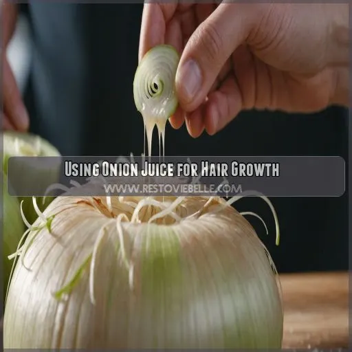 Using Onion Juice for Hair Growth