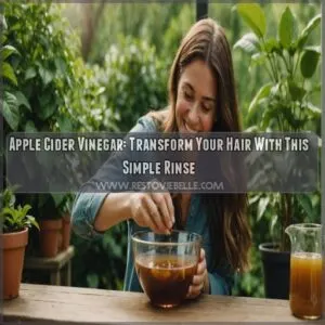 wash your hair with apple cider vinegar