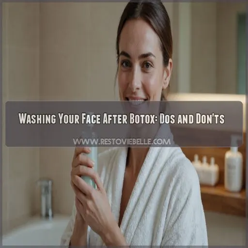 Washing Your Face After Botox: Dos and Don