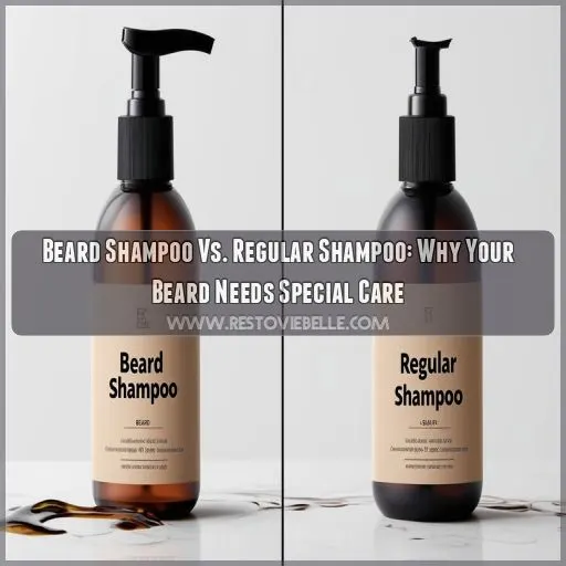 what is the difference between beard shampoo and regular shampoo