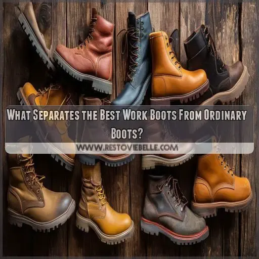 What Separates the Best Work Boots From Ordinary Boots