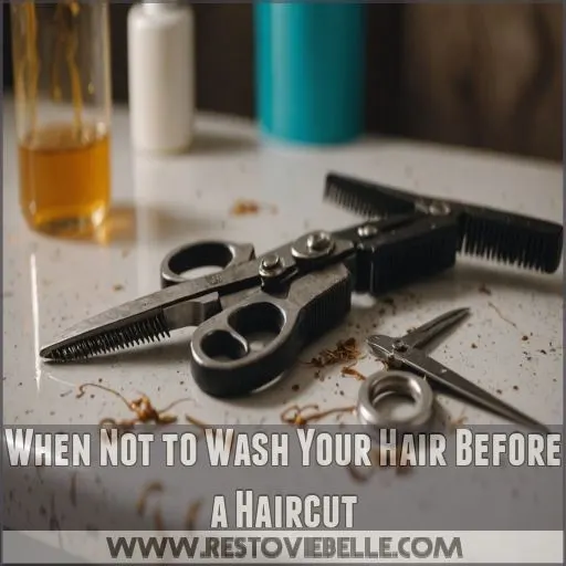 When Not to Wash Your Hair Before a Haircut