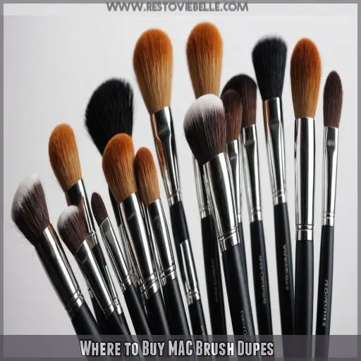 Where to Buy MAC Brush Dupes