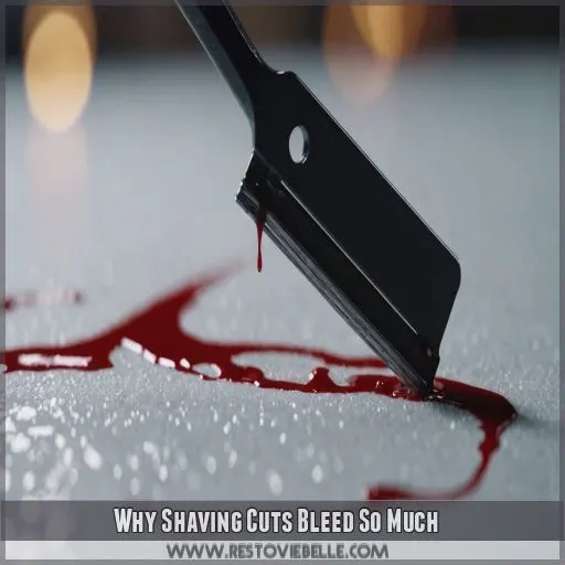 Why Shaving Cuts Bleed So Much