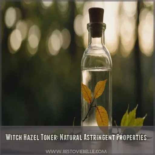 Witch Hazel Toner: Natural Astringent Properties