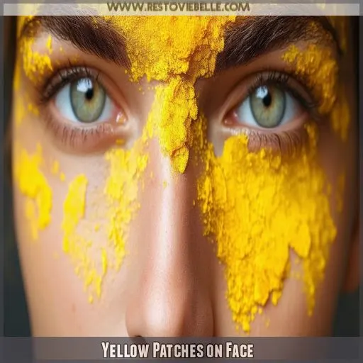 Yellow Patches on Face