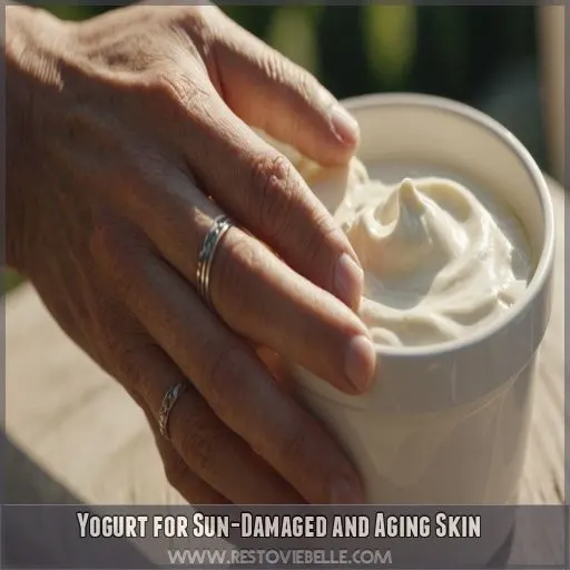 Yogurt for Sun-Damaged and Aging Skin