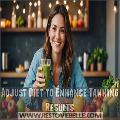 Adjust Diet to Enhance Tanning Results