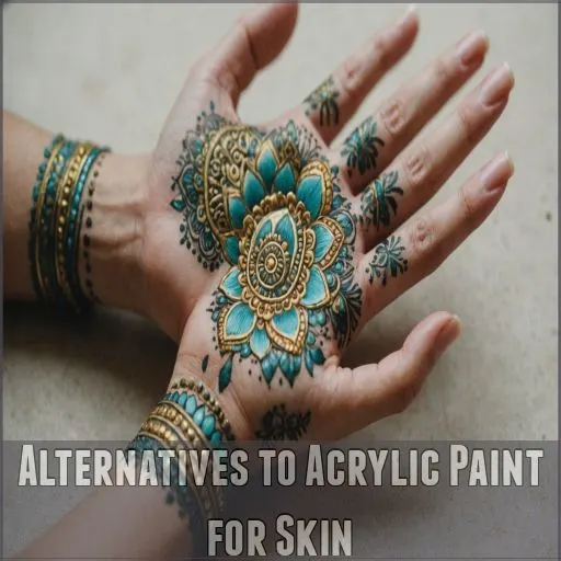 Alternatives to Acrylic Paint for Skin