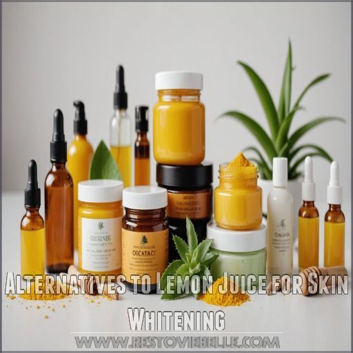 Alternatives to Lemon Juice for Skin Whitening