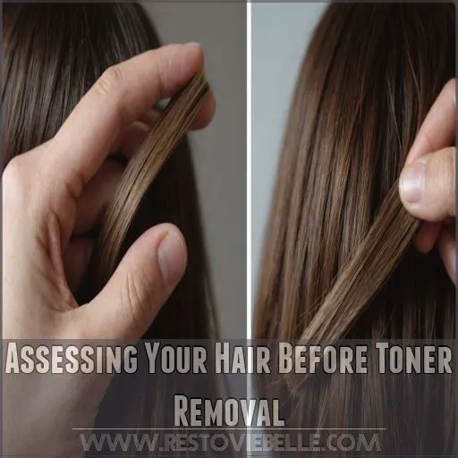 Assessing Your Hair Before Toner Removal