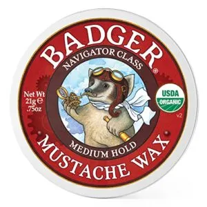 Badger - Mustache Wax, Medium