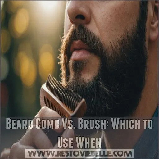 Beard Comb Vs. Brush: Which to Use When