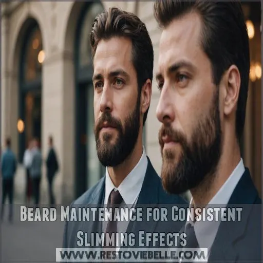 Beard Maintenance for Consistent Slimming Effects