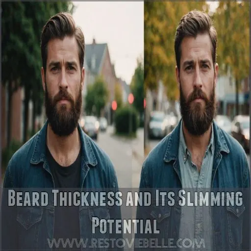 Beard Thickness and Its Slimming Potential