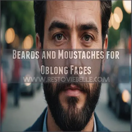 Beards and Moustaches for Oblong Faces