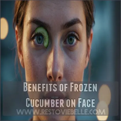 Benefits of Frozen Cucumber on Face