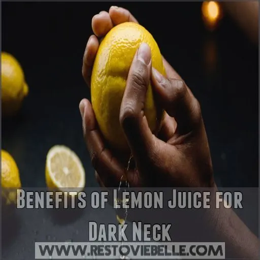 Benefits of Lemon Juice for Dark Neck