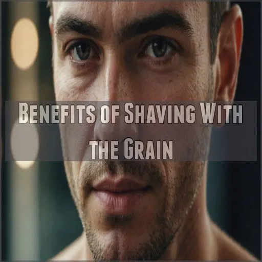 Benefits of Shaving With the Grain